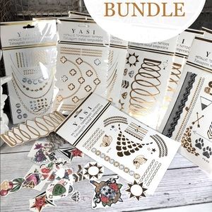 RESELLERS BUNDLE METALLIC TEMPORARY TATTOOS BUNDLE